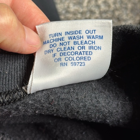 Vintage Trench Ultra Wisconsin Badgers Rose Bowl 1994 Black Sweatshirt Large - Picture 9 of 9